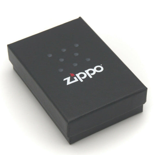Zippo Logo Brick In The Wall Satin Chrome Zippo Lighter